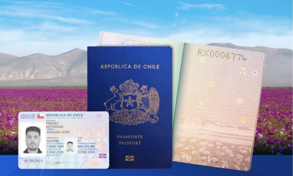 Nueva cédula de identidad y pasaportes.