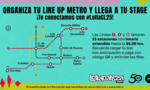 Transporte Lollapalooza 2025