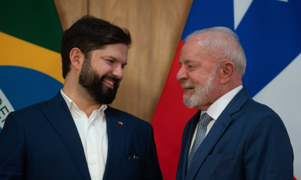 Gabriel Boric visita Brasil